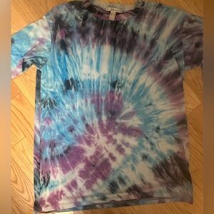 Tye dye oversized tee